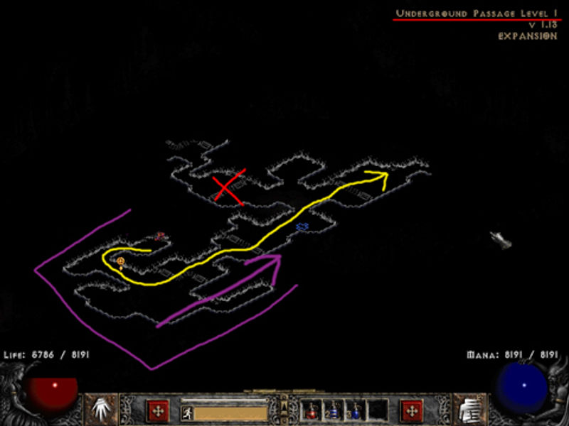 Map layout example 6