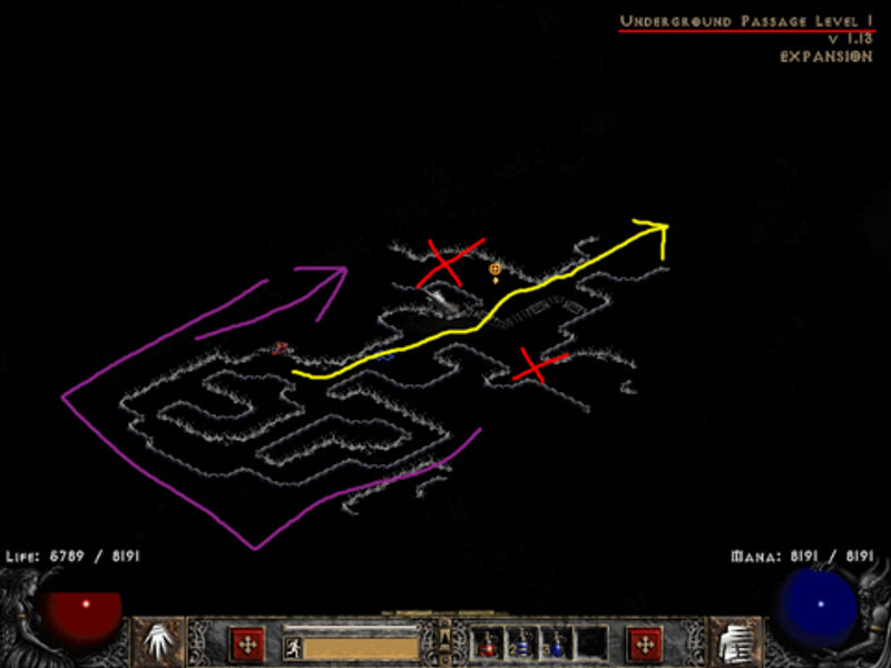 Map layout example 9