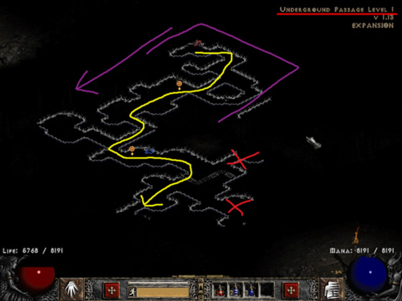 Character orientation reference